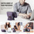 iPhone 17e / 16e MAGKING K1 MagSafe Detachable Wallet RFID Back Cover Phone Case - Purple
