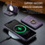 iPhone 17e / 16e MAGKING K1 MagSafe Detachable Wallet RFID Back Cover Phone Case - Purple