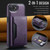 iPhone 17e / 16e MAGKING K2 Series MagSafe RFID Card Bag Detachable Phone Case - Purple