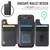 iPhone 17e / 16e MAGKING K3 Series MagSafe RFID Card Bag Detachable Phone Case - Black