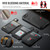 iPhone 17e / 16e MAGKING K3 Series MagSafe RFID Card Bag Detachable Phone Case - Black