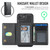 iPhone 17e / 16e MAGKING K4 Series MagSafe RFID Tri-fold Card Bag Detachable Phone Case - Black