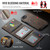 iPhone 17e / 16e MAGKING K4 Series MagSafe RFID Tri-fold Card Bag Detachable Phone Case - Coffee