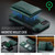 iPhone 17e / 16e MAGKING K4 Series MagSafe RFID Tri-fold Card Bag Detachable Phone Case - Green