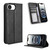 iPhone 17e / 16e Magnetic Buckle Retro Texture Leather Phone Case - Black