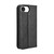 iPhone 17e / 16e Magnetic Buckle Retro Texture Leather Phone Case - Black