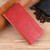 iPhone 17e / 16e Magnetic Buckle Retro Texture Leather Phone Case - Red