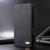 iPhone 17e / 16e Magnetic Clasp Leather Phone Case - Black