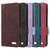 iPhone 17e / 16e Magnetic Clasp Leather Phone Case - Brown