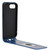 iPhone 17e / 16e Magnetic Vertical Flip Leather Phone Case - Blue