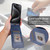 iPhone 17e / 16e Magnetic Vertical Flip Leather Phone Case - Blue