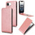 iPhone 17e / 16e Magnetic Vertical Flip Leather Phone Case - Rose Gold