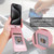 iPhone 17e / 16e Magnetic Vertical Flip Leather Phone Case - Rose Gold