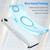 iPhone 17e / 16e MagSafe Frosted Translucent TPU + PC Full Coverage Phone Case - Blue