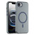 iPhone 17e / 16e MagSafe Frosted Translucent TPU + PC Full Coverage Phone Case - Dark Blue