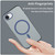iPhone 17e / 16e MagSafe Frosted Translucent TPU + PC Full Coverage Phone Case - Dark Blue