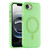 iPhone 17e / 16e MagSafe Frosted Translucent TPU + PC Full Coverage Phone Case - Green