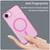 iPhone 17e / 16e MagSafe Frosted Translucent TPU + PC Full Coverage Phone Case - Pink