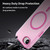 iPhone 17e / 16e MagSafe Frosted Translucent TPU + PC Full Coverage Phone Case - Pink