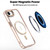 iPhone 17e / 16e MagSafe Magnetic Clear Phone Case - White