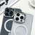 iPhone 17e / 16e MagSafe Magnetic PC + TPU Phone Case with Lanyard - Colorful Black