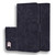 iPhone 17e / 16e Mandala Embossed Dual-Fold Calf Leather Phone Case - Black