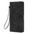 iPhone 17e / 16e Mandala Embossed Retro Frosted Leather Phone Case - Black
