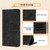 iPhone 17e / 16e Mandala Embossed Retro Frosted Leather Phone Case - Black