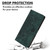 iPhone 17e / 16e Mandala Embossed Retro Frosted Leather Phone Case - Green