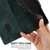 iPhone 17e / 16e Mandala Embossed Retro Frosted Leather Phone Case - Green