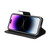 iPhone 17e / 16e Mercury Contrast Color Splicing Leather Phone Case - Black