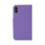 iPhone 17e / 16e Mercury Contrast Color Splicing Leather Phone Case - Purple