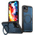 iPhone 17e / 16e Metal 360 Degree Rotation Holder MagSafe Phone Case - Navy Blue