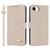iPhone 17e / 16e Metal Bow Leather Phone Case with Hand Strap - Apricot