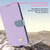 iPhone 17e / 16e Metal Bow Leather Phone Case with Hand Strap - Purple