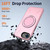 iPhone 17e / 16e Metal Rotation Holder MagSafe TPU Hybrid PC Phone Case - Pink