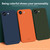 iPhone 17e / 16e MOFI Qin Series Skin Feel All-inclusive PC Phone Case - Blue
