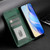 iPhone 17e / 16e Multi-Card Slots Zipper Wallet Leather Phone Case - Green
