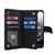 iPhone 17e / 16e Multi-Card Wallet RFID Leather Phone Case - Black