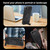 iPhone 17e / 16e Multi-function Holder MagSafe PU Phone Case - Black