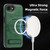 iPhone 17e / 16e Multi-function Holder MagSafe PU Phone Case - Green