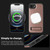 iPhone 17e / 16e Multi-function Holder MagSafe PU Phone Case - Rose Gold
