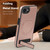 iPhone 17e / 16e Multi-function Holder MagSafe PU Phone Case - Rose Gold