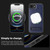 iPhone 17e / 16e Multi-function Holder MagSafe PU Phone Case - Royal Blue