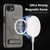iPhone 17e / 16e Multi-function Holder MagSafe PU Phone Case - Titanium Gray