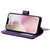 iPhone 17e / 16e Multi-Function Wallet 10 Card Slots Leather Phone Case - Violet