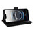 iPhone 17e / 16e Multifunctional 6-Card Slots Leather Phone Case with Wrist Strap - Black