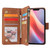 iPhone 17e / 16e Multifunctional Multi-Card Wallet Phone Leather Case - Brown