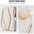 iPhone 17e / 16e Multifunctional Wallet Detachable Leather Phone Case with Lanyard - White