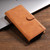 iPhone 17e / 16e N.BEKUS CSJ-P1 Solid Color Leather Phone Case - Brown